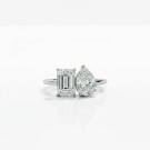 YOU & ME NEW YORK MOISSANITE 2 CT thumbnail