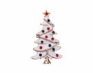 GOLDFINGER WHITE CHRISTMAS TREE BROOCH thumbnail