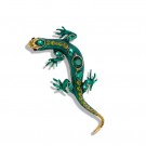 GREEN LIZARD BROOCH  thumbnail