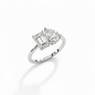 YOU & ME NEW YORK MOISSANITE 2 CT thumbnail
