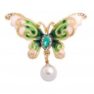 PEARL BUTTERFLY BROOCH thumbnail